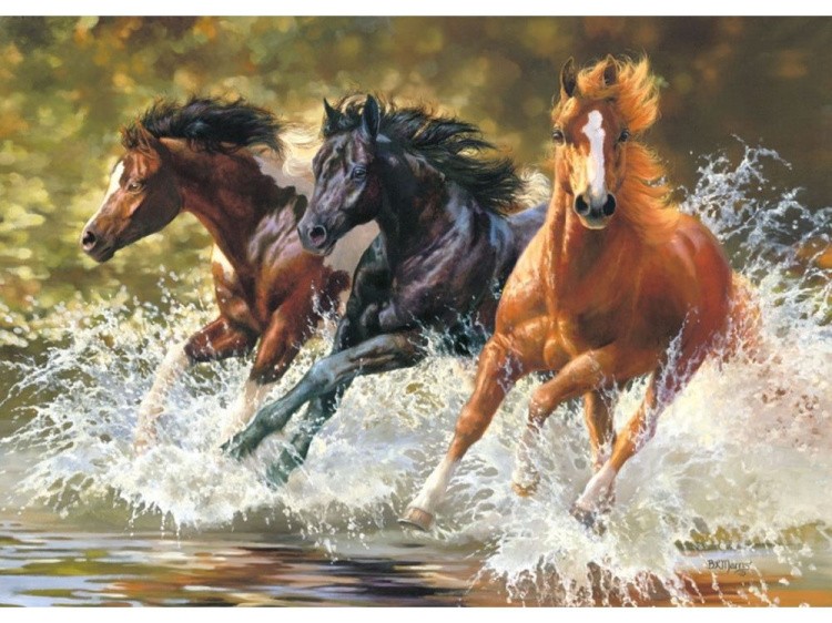 Пазлы «Лошади»