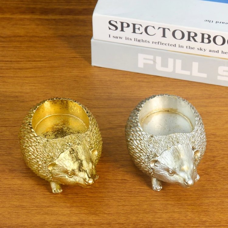 Силиконовый молд - Подсвечник ежик, 10x7см, 1 шт. — картинка 4