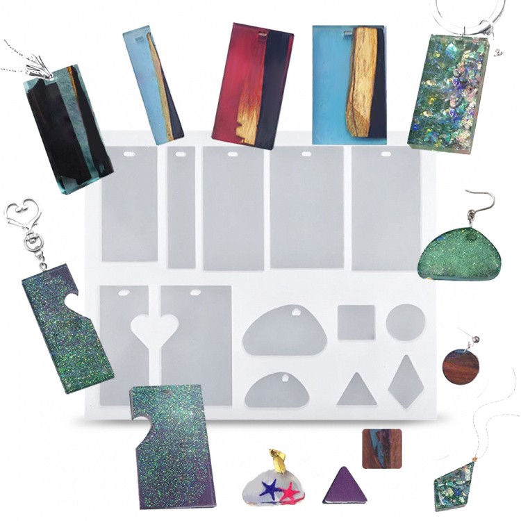 Силиконовый молд для кулонов, 12х14 см — картинка 4