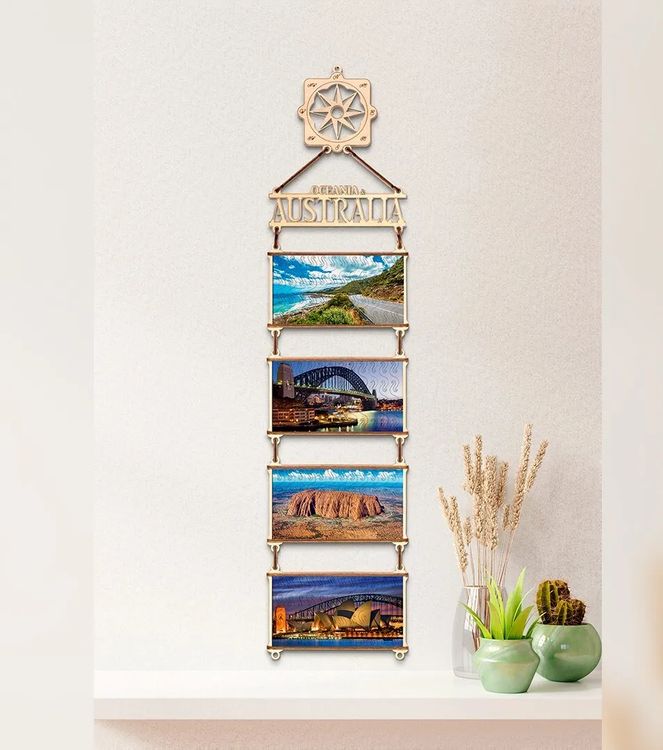 Деревянный пазл, двусторонний «Карта мира. Австралия», Eco Wood Art — картинка 2