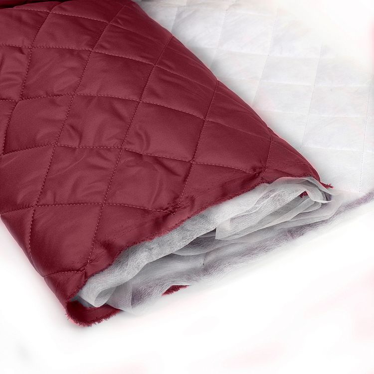 Ткань стежка ниточная Dewspo, ромб 5,5 см, 5 м x 150 см, 230 г/м², цвет: бургундия, TBY — картинка 3