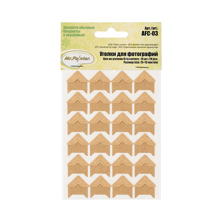 Уголки для фотографий, 24 шт., цвет: белый, Mr.Painter — картинка 2