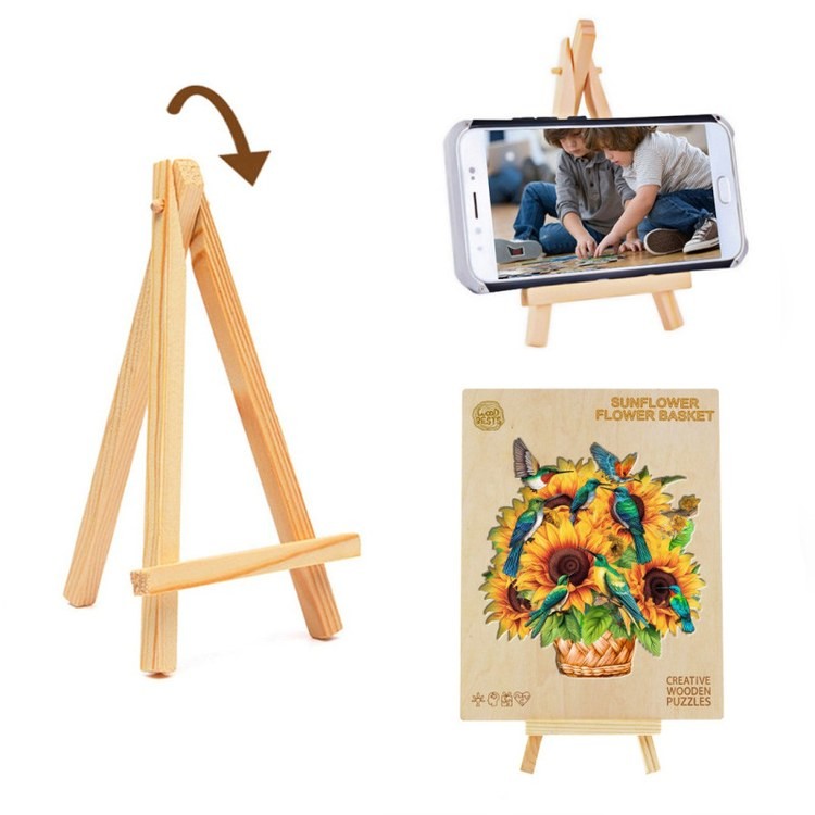 Деревянные пазлы «Корзина с Подсолнечниками L», Woodbests — картинка 6