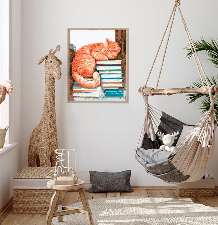 Картина по номерам «Мудрый кот» — картинка 5