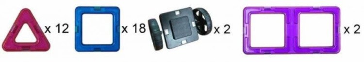 Магнитный конструктор «Авто», Магникон — картинка 2