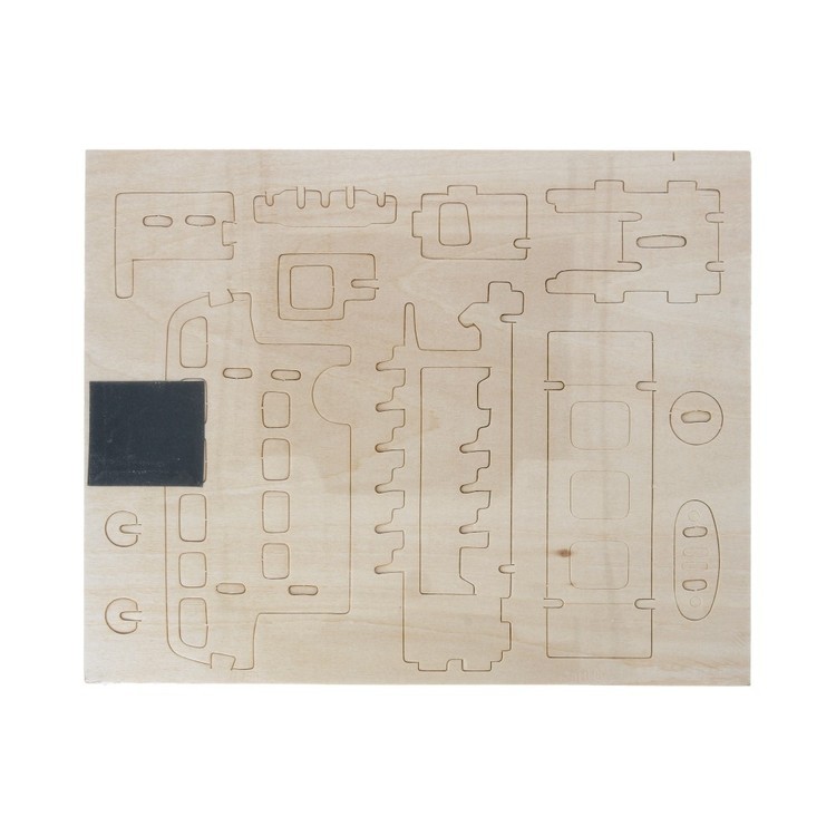 3D-пазл Автобус, 26 элементов, REZARK — картинка 2