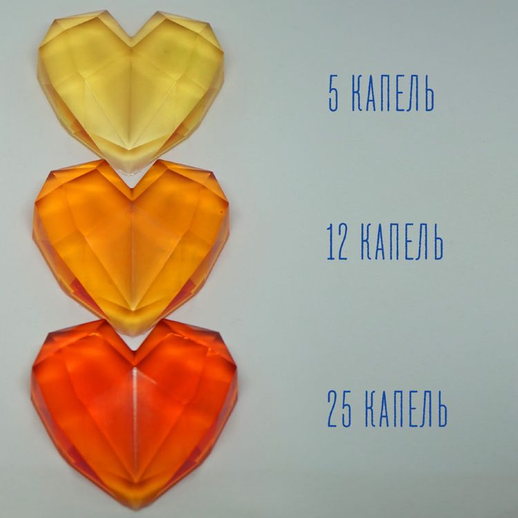 Прозрачный тонер для эпоксидной смолы оранжевый, 10мл — картинка 2