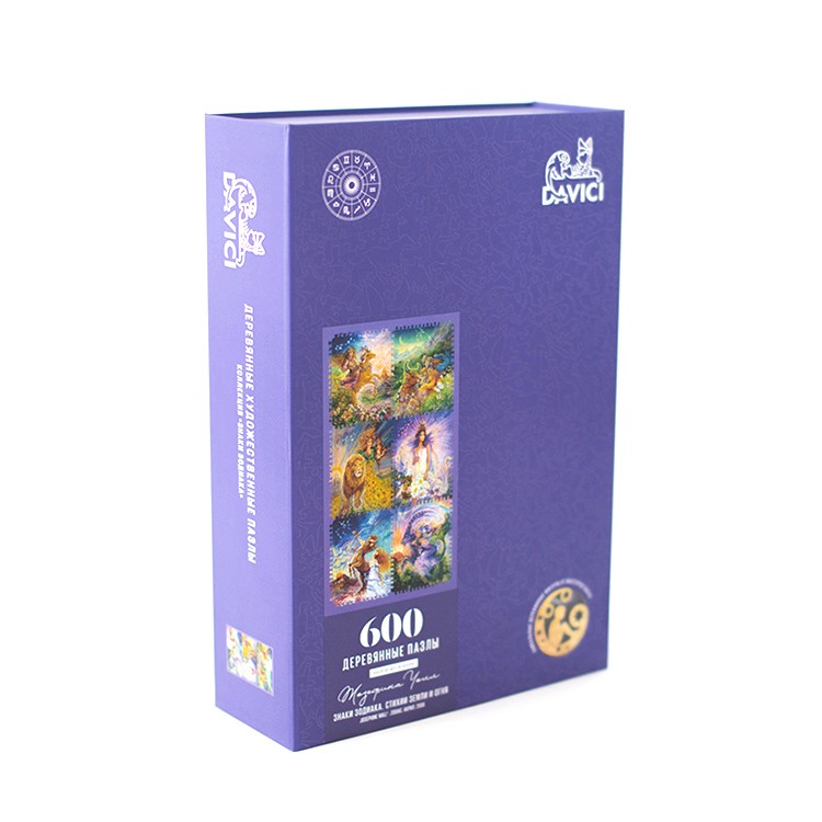 Деревянные пазлы DAVICI «Знаки зодиака. Стихии Земли и Огня» — картинка 5