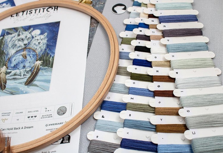 Набор для вышивания «Nothing Can Hold Back A Dream (Ничто не может удержать мечту)» — картинка 7