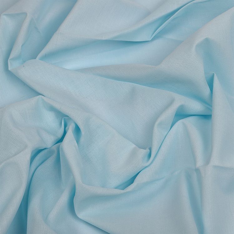 Ткань Батист, 5 м х 150 см, 72 г/м², цвет: светло-голубой, TBY — картинка 4