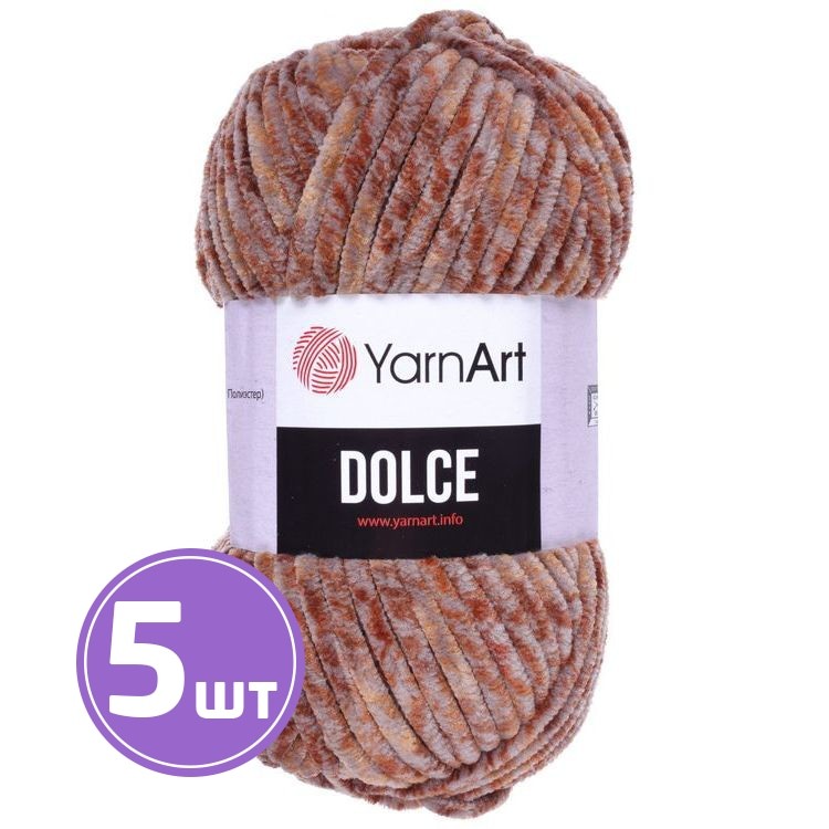 Пряжа YarnArt Dolce (812), принтованный, 5 шт. по 100 г