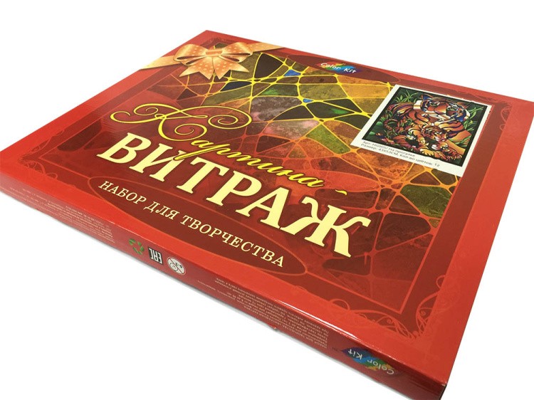 Витраж-раскраска «Благородный лев» — картинка 6