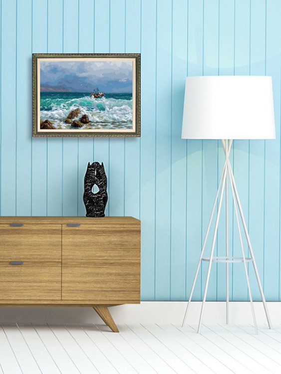 Картина по номерам «Шторм» — картинка 9