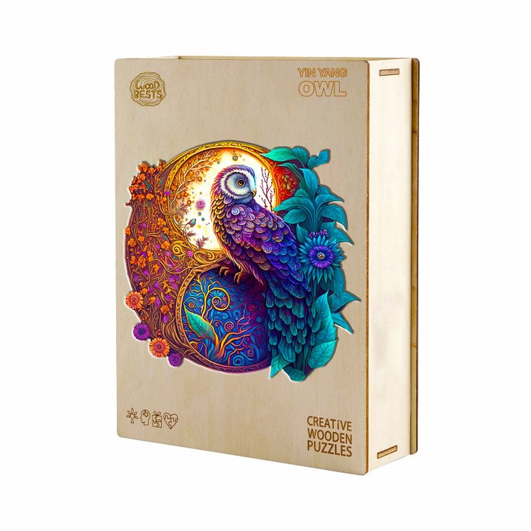 Деревянные пазлы «Сказочная Сова XL», Woodbests — картинка 3