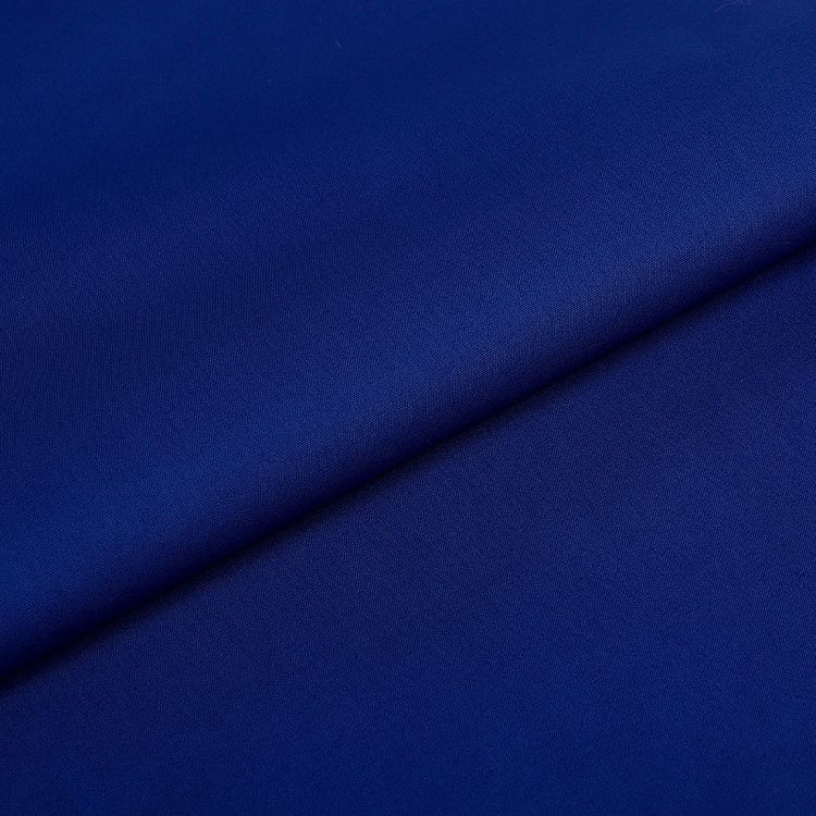 Ткань Поплин стрейч, 1 м х 150 см, 125 г/м², цвет: синий, TBY — картинка 2