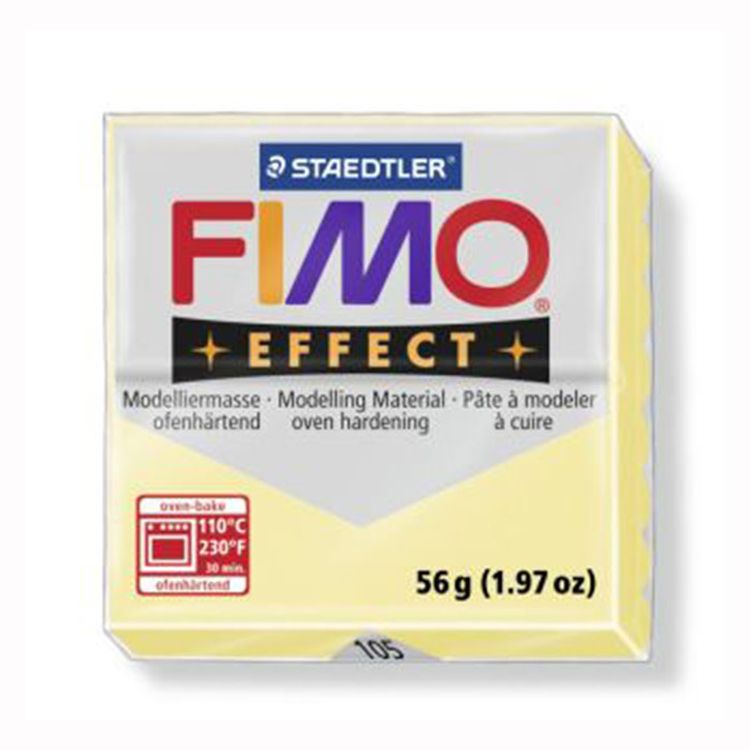 Полимерная глина FIMO Effect, цвет: ваниль, 57 г