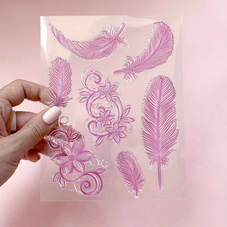 Силиконовые вкладыши с перьями №7 — картинка 2