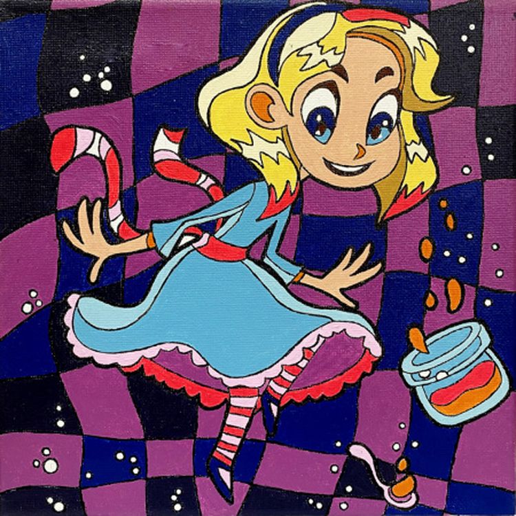 Картина по номерам «Алиса» — картинка 4