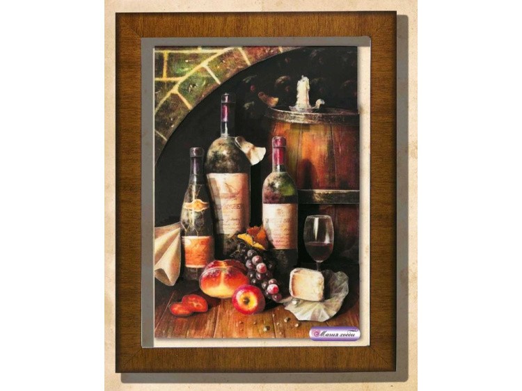 Папертоль «Натюрморт с вином» — картинка 2