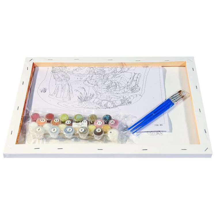 Картина по номерам «Свадьба» — картинка 3