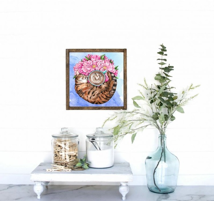 Алмазная вышивка «Замурчательное утро» — картинка 5