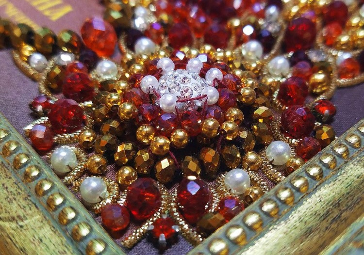 Набор для вышивания хрустальными камнями «Святая Марина» — картинка 3