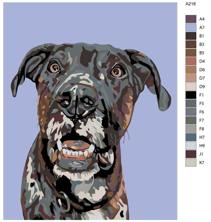 Картина по номерам «Уголек» — картинка 2