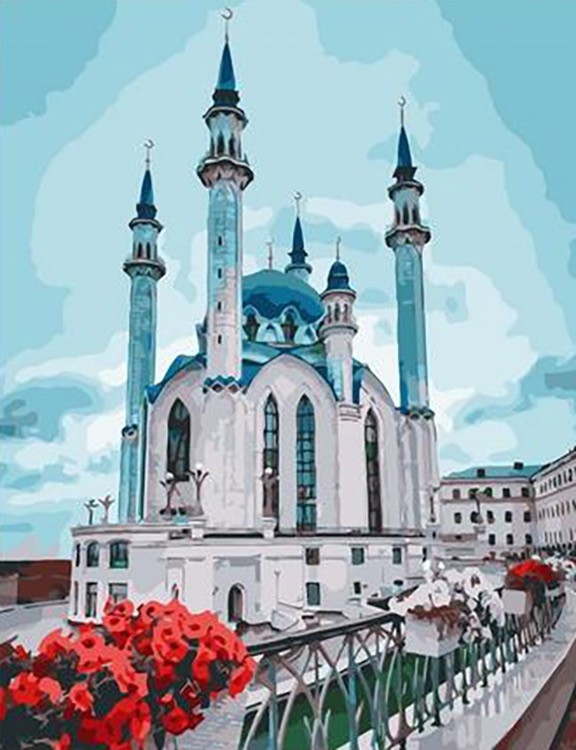Картина по номерам «Главная мечеть Казани»