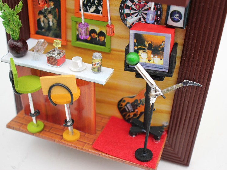 Набор для создания миниатюры (румбокс) «Рок Бар» — картинка 6