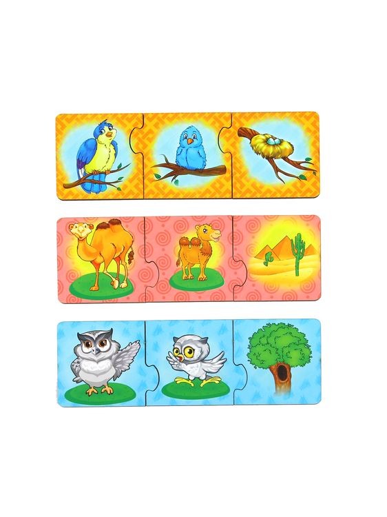 Пазл-набор «Мама, малыш, жилище» — картинка 5