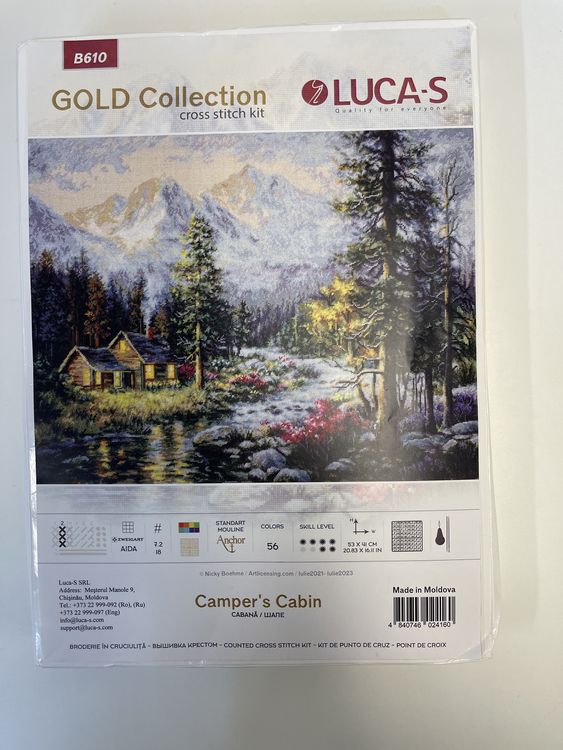 УЦЕНКА. Набор для вышивания «Шале» (помята упаковка) — картинка 2