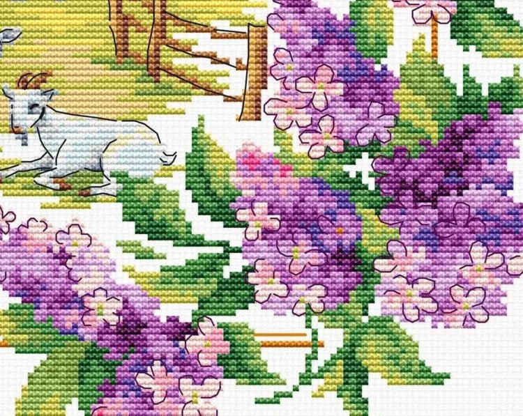 Набор для вышивания «Родные просторы. Сирень» — картинка 4