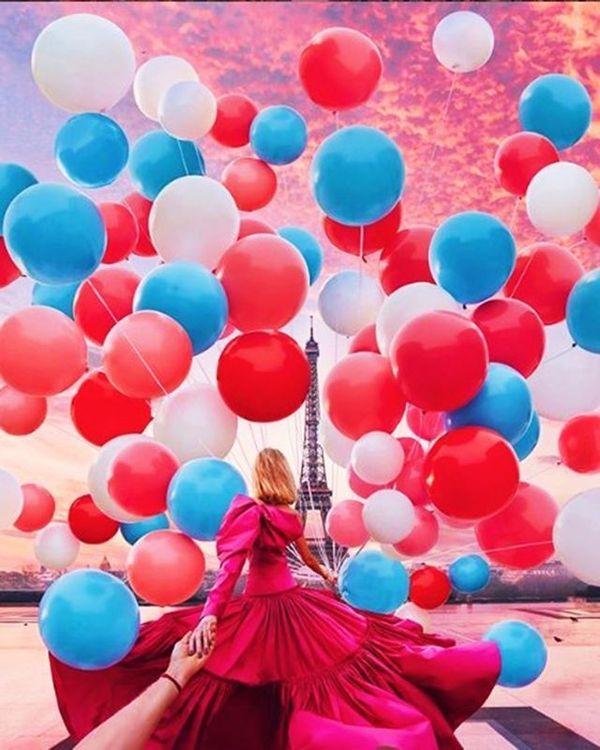 Картина по номерам «Воздушные шары в Париж»