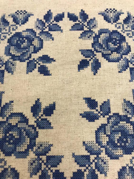 Набор для вышивания «Гжель. Наволочка» — картинка 5