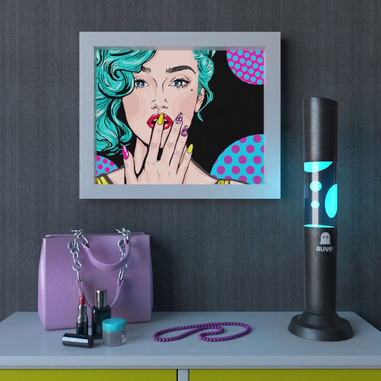 Картина по номерам «Взгляд. Поп-арт» — картинка 2