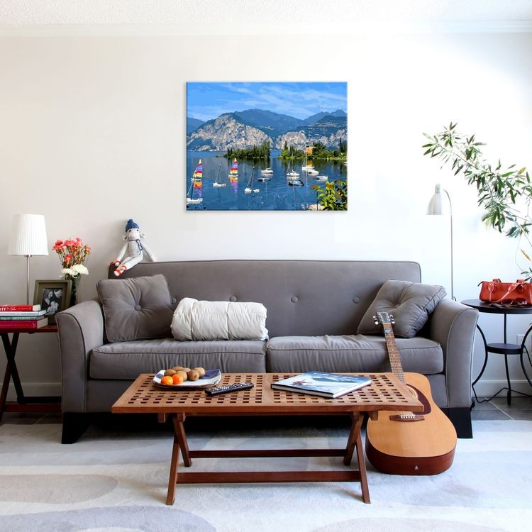 Картина по номерам «Италия. Озеро Гарда» — картинка 5