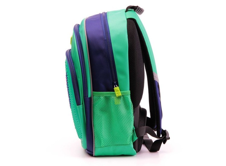 Рюкзак 4ALL Kids с битами, зелено-синий — картинка 3