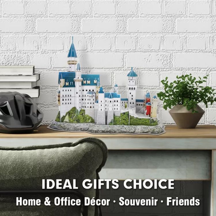 3D пазл CubicFun «National Geographic. Нойшванштайн» — картинка 10