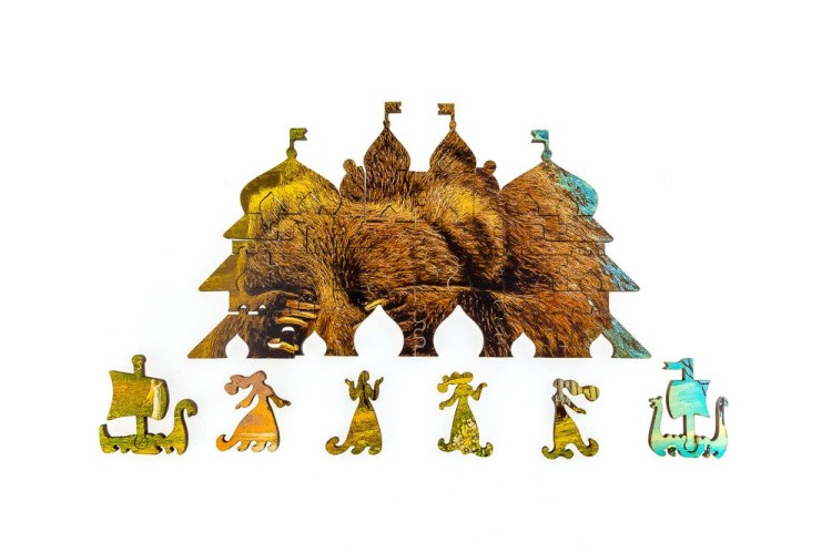 Деревянные пазлы DAVICI «Пробуждение» — картинка 5