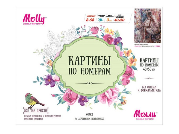 Картина по номерам «Перед танцем» — картинка 3