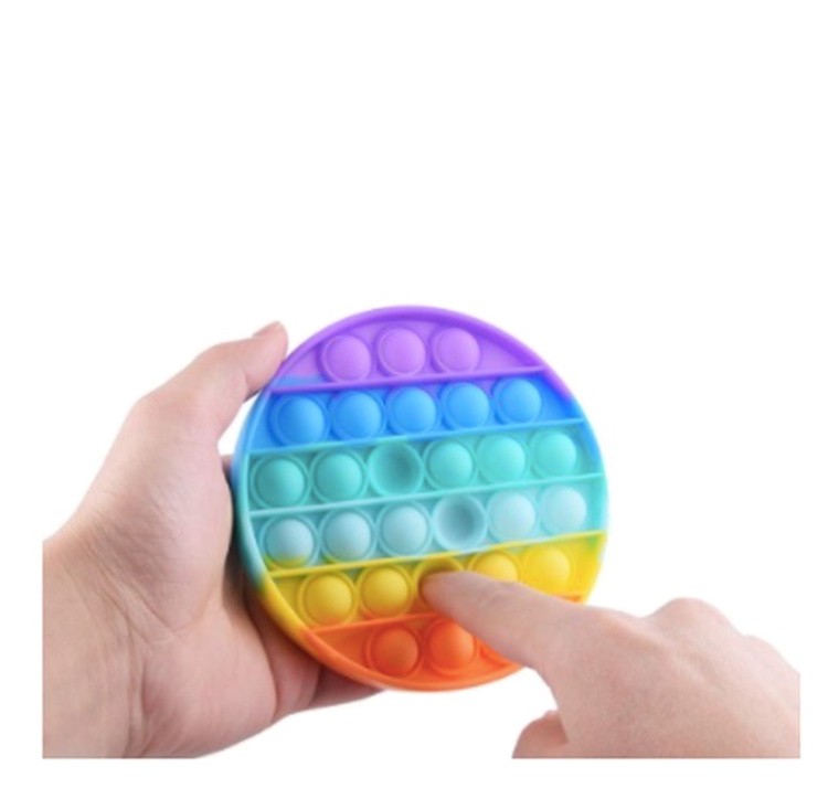 Игрушка антистресс Pop it Поп ит, Вечная пупырка «Круг» — картинка 4