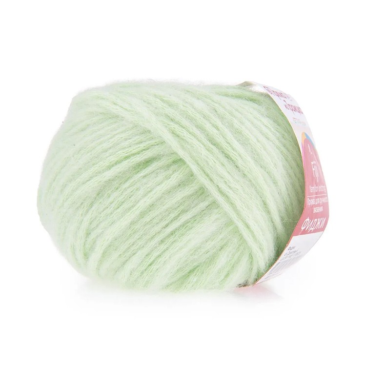 Пряжа из Троицка Фиджи (41), салатовый, 5 шт. по 50 г — картинка 2