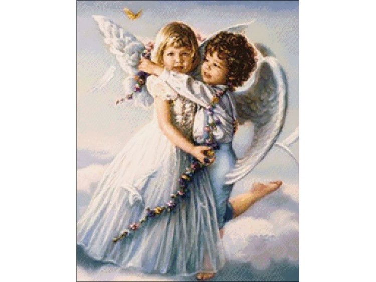 Алмазная вышивка «Ангелочки» — картинка 2