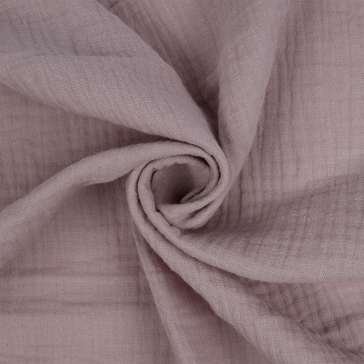 Ткань Муслин, 5 м x 130 см, 125 г/м², цвет: пудро-розовый, TBY