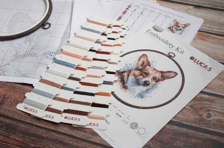 Набор для вышивания «Вельш корги» — картинка 8