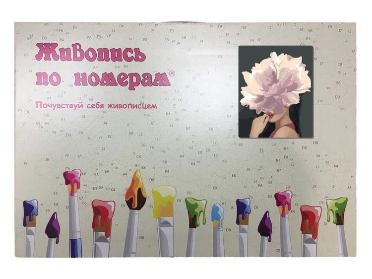 Картина по номерам «Розовый цвет» — картинка 3
