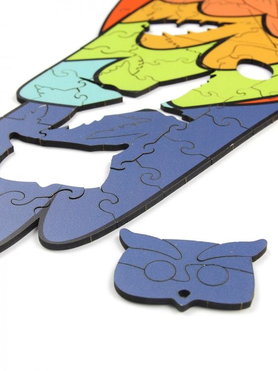 Деревянные пазлы WoodLandToys «Попугай» — картинка 3