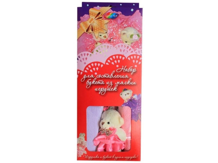 Набор для создания букета «Розовые фантазии» — картинка 3