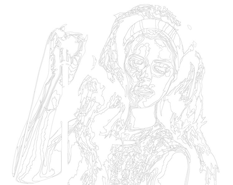 Картина по номерам «Lana Del Rey Лана Дель Рей: на сцене» — картинка 3