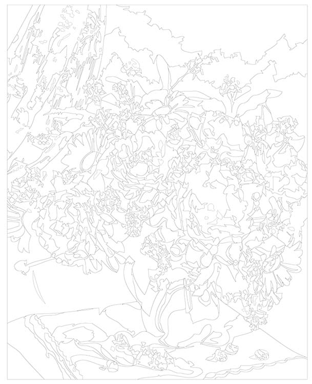 Картина по номерам «Белоснежный букет» — картинка 3